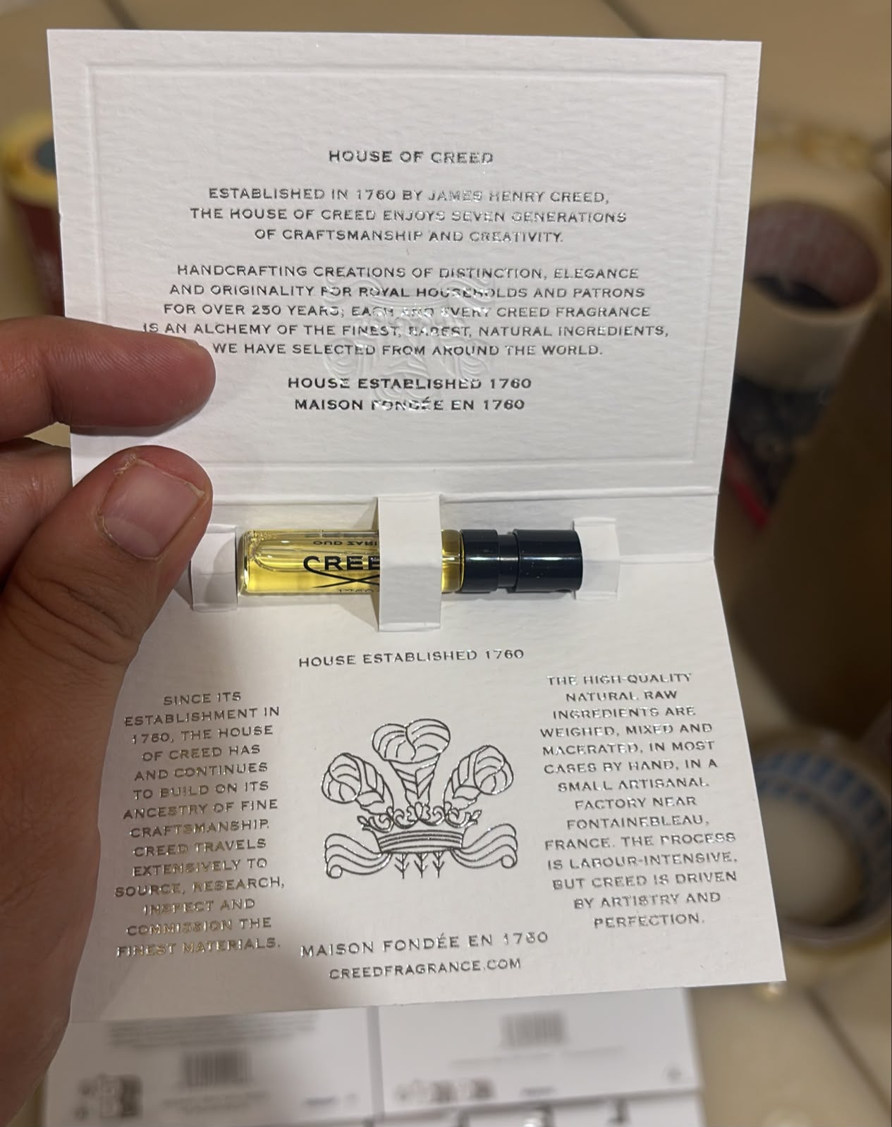 Creed Vials Set of 8